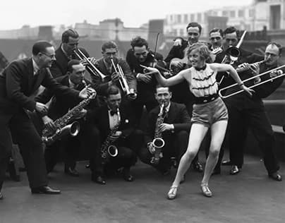 A banda de Percival Mackey...