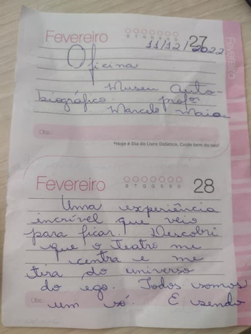 Susana Raposo em improviso durante a oficina