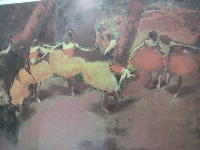 Obra 'Antes da Performance', de Edgar Degas