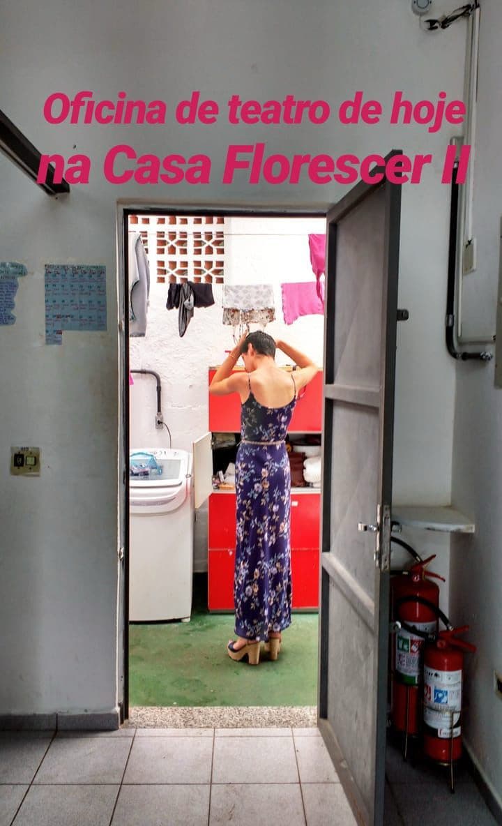 Registro de encontro na Casa Florescer II